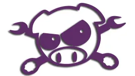 wycinana-naklejka-pig-swinka-swinia-klucze-subaru-fioletowa