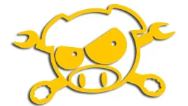 wycinana-naklejka-pig-swinka-swinia-klucze-subaru-zolta