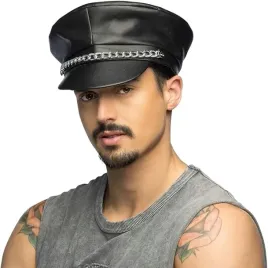 czapka-rocker-czarna-z-lancuchem-kapelusz-na-karnawal-do-kostiumu-boland