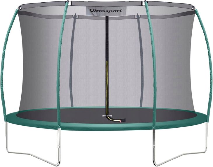TRAMPOLINA Ogrodowa ULTRASPORT 244cm 8FT z Siatką Wewnętrzną TUV GS