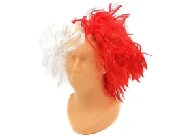 peruka-krotka-bialo-czerwona