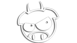 wycinana-naklejka-pig-swinka-swinia-diabelek-subaru-biala