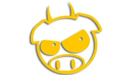 wycinana-naklejka-pig-swinka-swinia-diabelek-subaru-zolta
