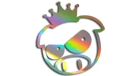 wycinana-naklejka-pig-swinka-swinia-korona-subaru-holograficzna