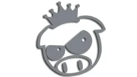 wycinana-naklejka-pig-swinka-swinia-korona-subaru-szara