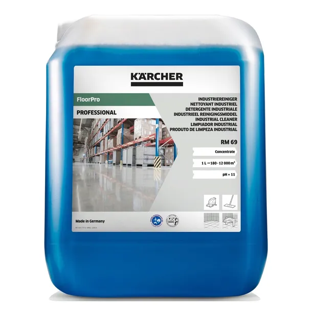 Karcher RM 69 10L środek do czyszczenia posadzek przemysłowych odtłuszczacz