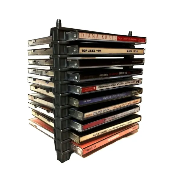 Stojak na płyty CD DVD segregator organizer POLSKI