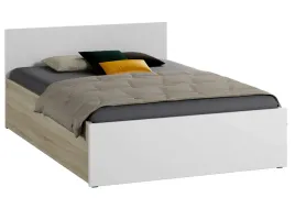 lozko-dm1-160x200-biale-boki-dab-sonoma