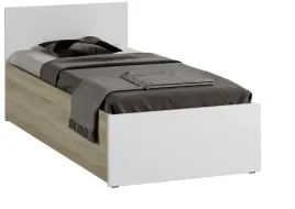 lozko-dm1-90x200-biale-boki-dab-sonoma