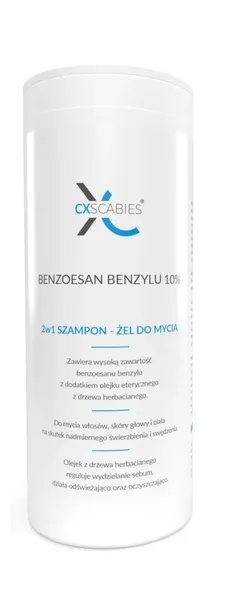 Cxscabies Szampon-żel do ciała i włosów na świąd skóry, 200 ml