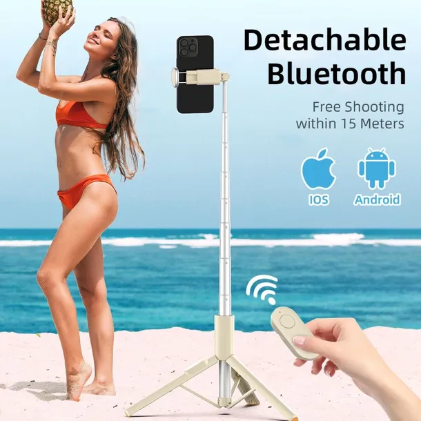selfie-stick-tech-protect-l09s-z-tripodem-bezowy-stan-nowy