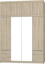 szafa-elena-4d-6s-lustro-nadstawka-dab-sonoma