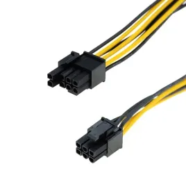 kabel-pci-e-gpu-70cm-6pin-do-6-2pin-meski-18-awg-50cm