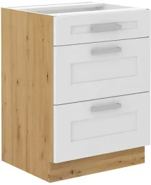 szafka-kuchenna-luna-60-d-3s-bb-biala-dab-artisan-nowosc