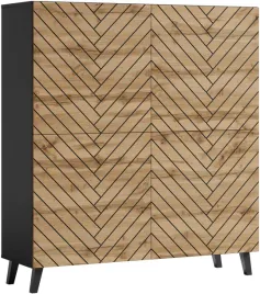 komoda-phuket-120x120-czarny-grafit-dab-wotan-jodelka