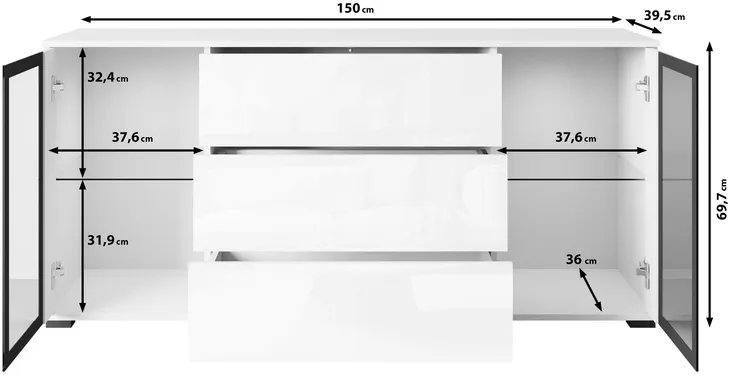 komoda-caro-150cm-dab-wotan-kolor-frontow-dab-wotan