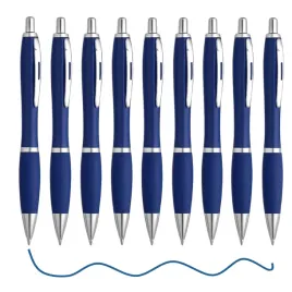 10x-dlugopis-abs-z-przyciskiem-dopasowany-uchwyt-szkolny-niebieski-tusz