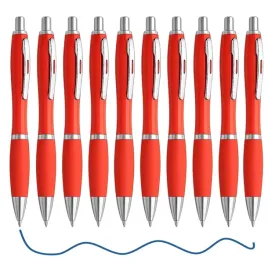 10x-dlugopis-abs-z-przyciskiem-dopasowany-uchwyt-szkolny-niebieski-tusz