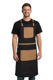 fartuch-gastronomiczny-z-kieszeniami-regulowany-czarny-barista-grill