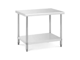 stol-gastronomiczny-centralny-blat-roboczy-100x70cm-z-polka-stal-nierdzewna