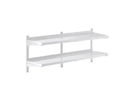 polka-wiszaca-scienna-podwojna-na-konsolach-regulacja-140x40cm-inox