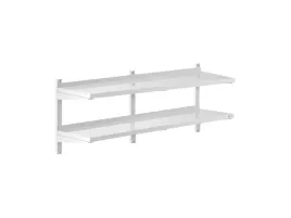 polka-wiszaca-scienna-podwojna-na-konsolach-regulacja-150x40cm-inox