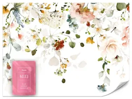 fototapeta-do-salonu-kwiaty-roze-bzy-liscie-akwarela-tapeta-boho-300x210