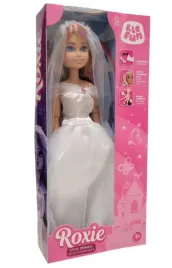 elefun-roxie-mala-ksiezniczka-lalka-w-bialej-sukni-balowej-i-welonie