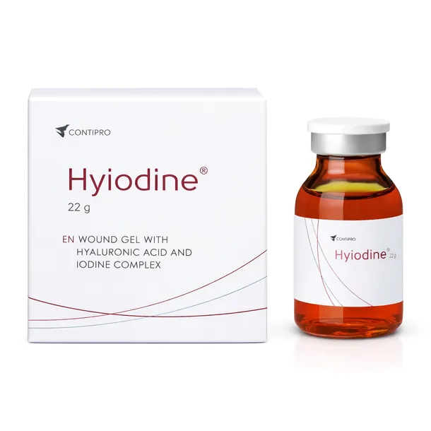 Hyiodine 22g przeciwbakteryjny żel do gojenia ran, usuwania infekcji
