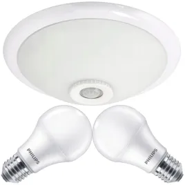 plafon-oprawa-lampa-led-2x-e27-czujnik-ruchu-2x-zarowka-led-philips-10w