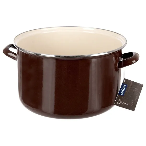 garnek-emaliowany-brown-30-cm-10-l-stan-nowy-marka-orion