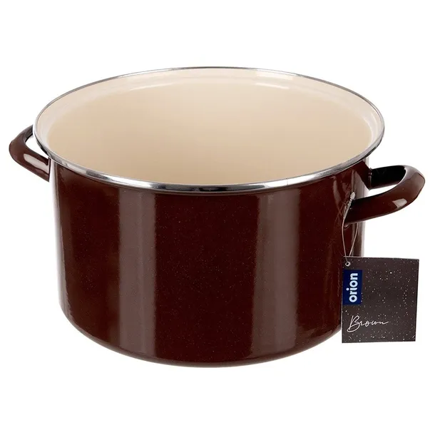 garnek-emaliowany-brown-32-cm-115-l-stan-nowy-marka-orion
