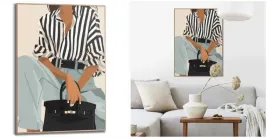 orange-wallz-framed-poster-fashion-pose-obraz-70x50cm