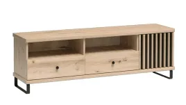 szafka-rtv-kali-k-6-szerokosc-160-lamele-dab-artisan-szuflady-polki-loft