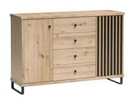 komoda-kali-k-4-dwudrzwiowa-4-szuflady-szerokosc-142-cm-lamele-dab-artisa