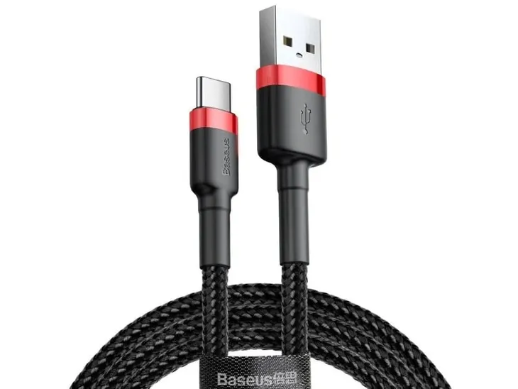 kabel-50-cm-baseus-cafule-usb-c-3a-red-black-stan-nowy