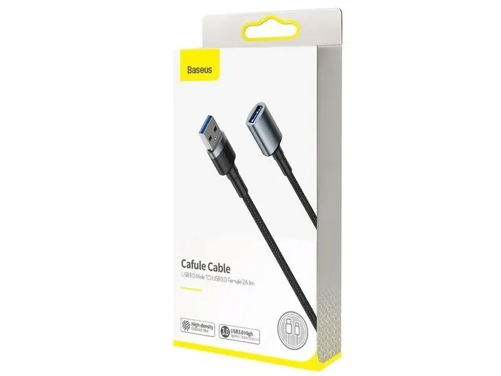 kabel-baseus-cafule-przedluzajacy-adapter-usb-3-0-2a-1m-stan-nowy-waga-z-opakowaniem-0-3-kg