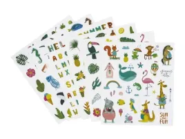 crelando-zestaw-ozdobnych-naklejek-kolorowe-blyszczace-218szt-103-g-788