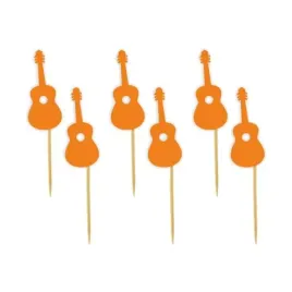 pikery-meksykanska-gitara-pomaranczowy-8-cm-6-szt