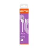 acme-cable-cb1012w-2-m-white-micro-usb-usb-a-waga-z-opakowaniem-0-3-kg-stan-nowy