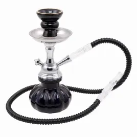 shisha-pumpkin-25cm-czarna-fajka-wodna-z-jednym-wezem