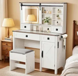 toaletka-kosmetyczna-z-lustrem-led-taboret-biala-glamour-do-makijazu