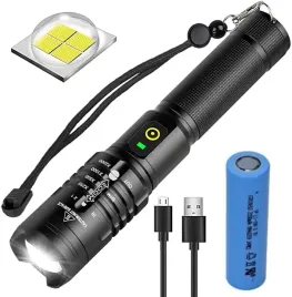 mocna-latarka-taktyczna-led-xhp50-power-bank-usb-zoom-akumulatorowa