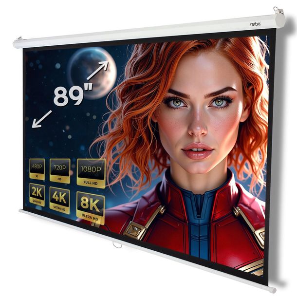 Parker 90 | Ekran projekcyjny | 180X135 | Reflon | ścienny-sufitowy manual