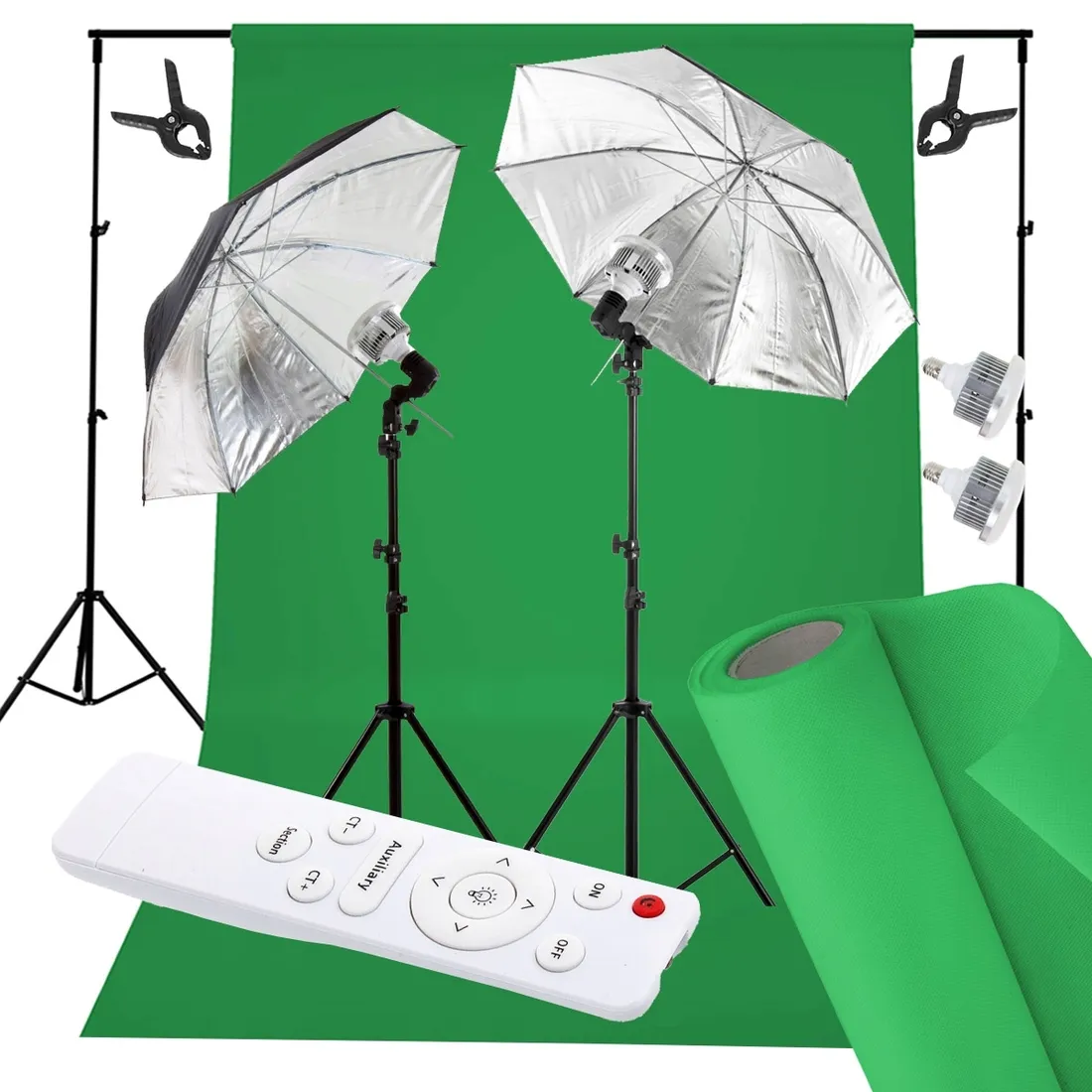 komplet-greenscreen-2x-led-50w-silver-84cm-pilot-stan-nowy