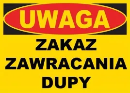 ts-1-znak-tablica-pcv-zakaz-zawracania-dupy
