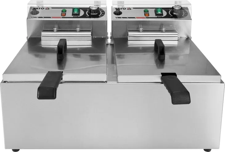 FRYTKOWNICA DWUKOMOROWA Yato YG-04624 2x17 L 5 kW gastronomiczna
