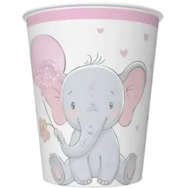 kubeczki-papierowe-baby-shower-girl-slonik-z-balonem-mix-maki-250-m