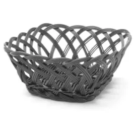 koszyk-pleciony-czarny-na-pieczywo-kwadratowy-rattan-hendi-190x190x80mm
