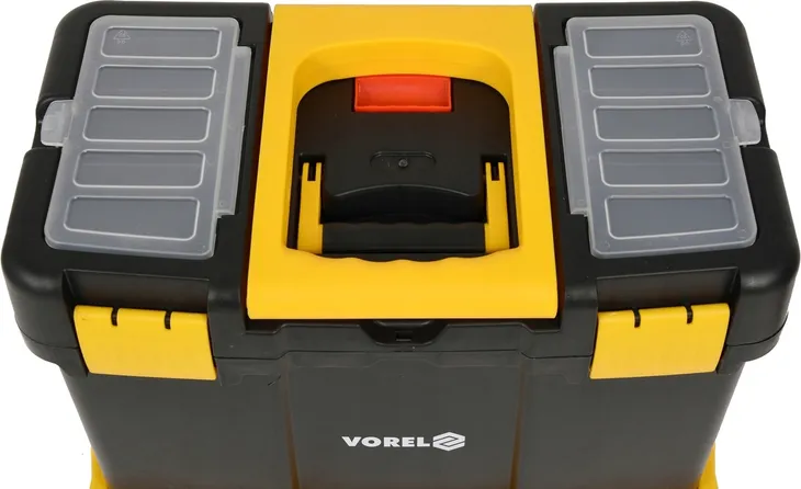 wozek-narzedziowy-vorel-2-segmentowy-mobilny-wyjmowana-tacka-czarny-waga-5-kg